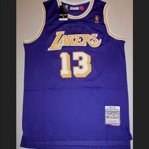 Los Angeles Lakers Wilt Chamberlain 1971 - 72 Jersey Large Mitchell & Ness NWT